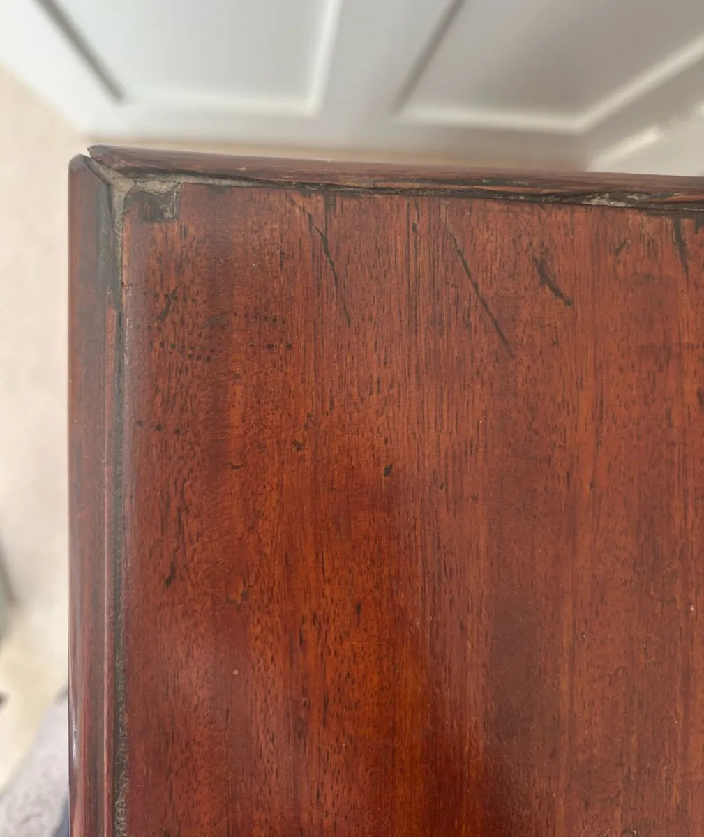 Dark Rosewood 4 drawer clothes chest - Image 4