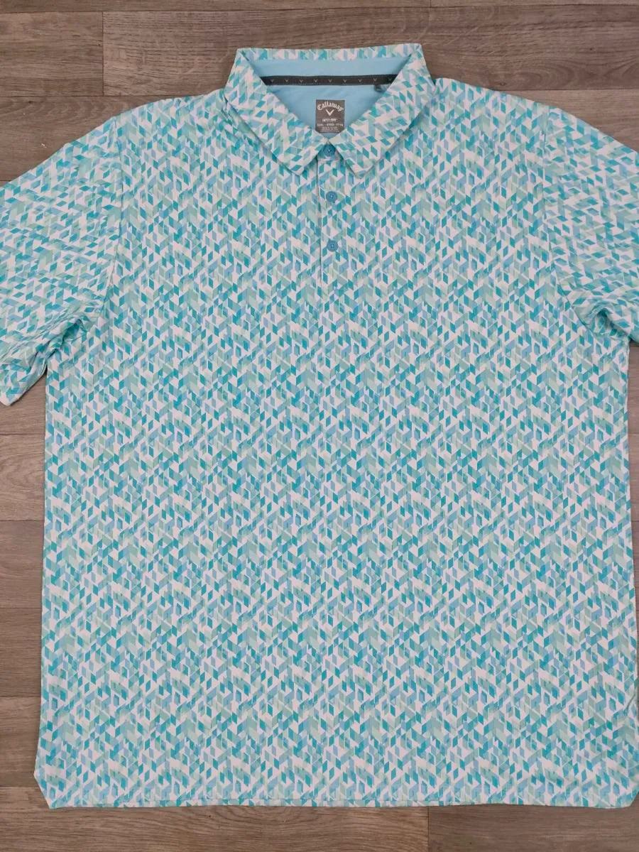 Callaway Patterned Golf Polo Shirt Mens 3XL - Image 2
