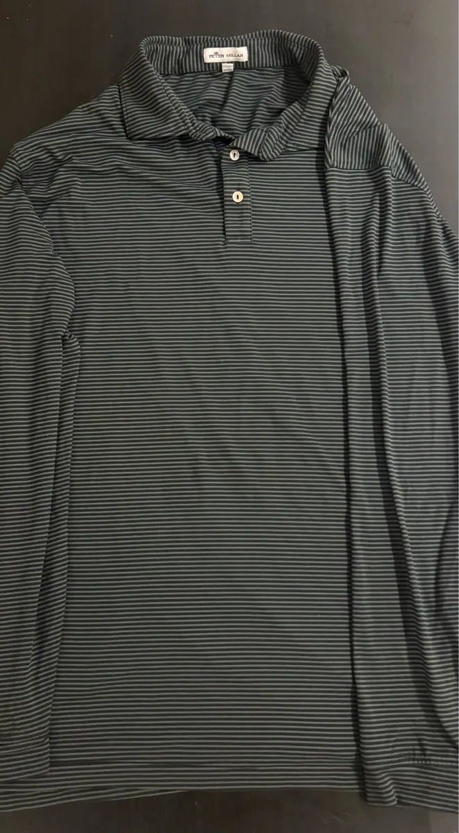 Peter Millar long sleeve polo - Image 1