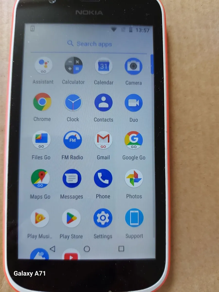 Nokia 1 Mobile Phone, Model TA-1060, 8GB, RED - Image 2