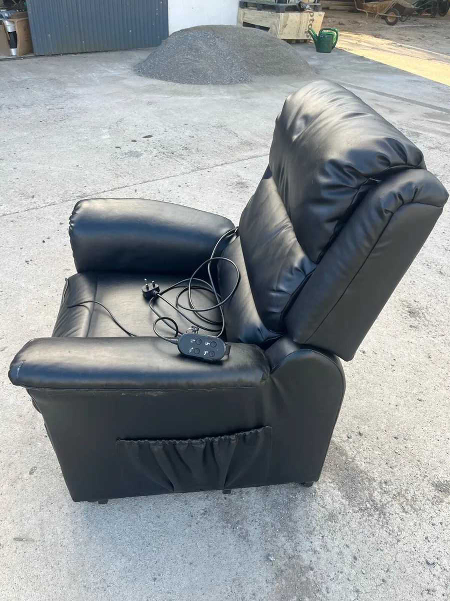 Leather Electric Power Lift Senior Chair - Image 2