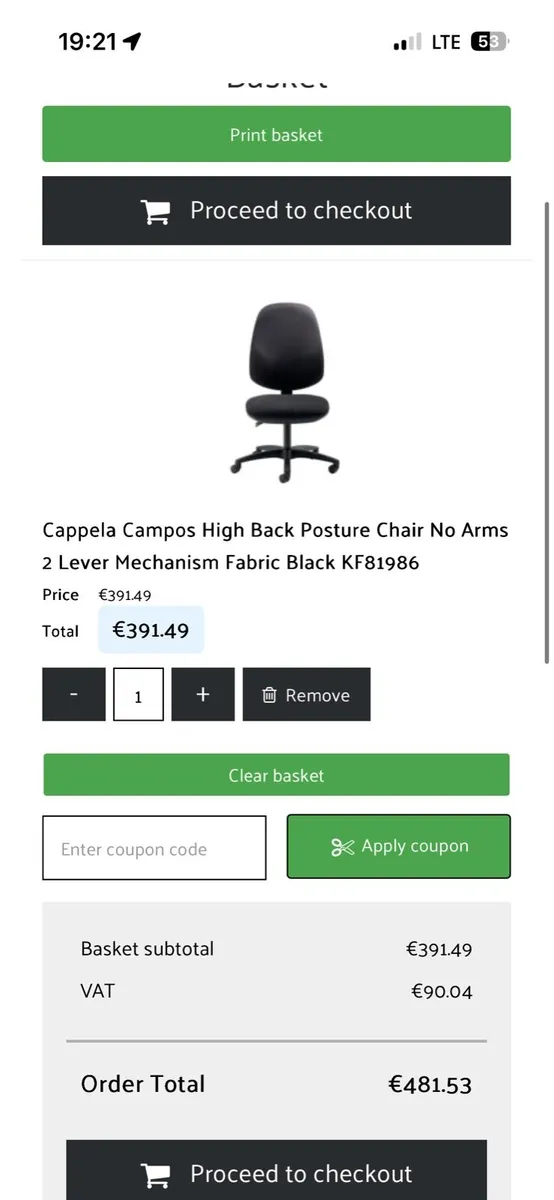ergonomic chair-like new- cleaned RRP: €480.99 - Image 2