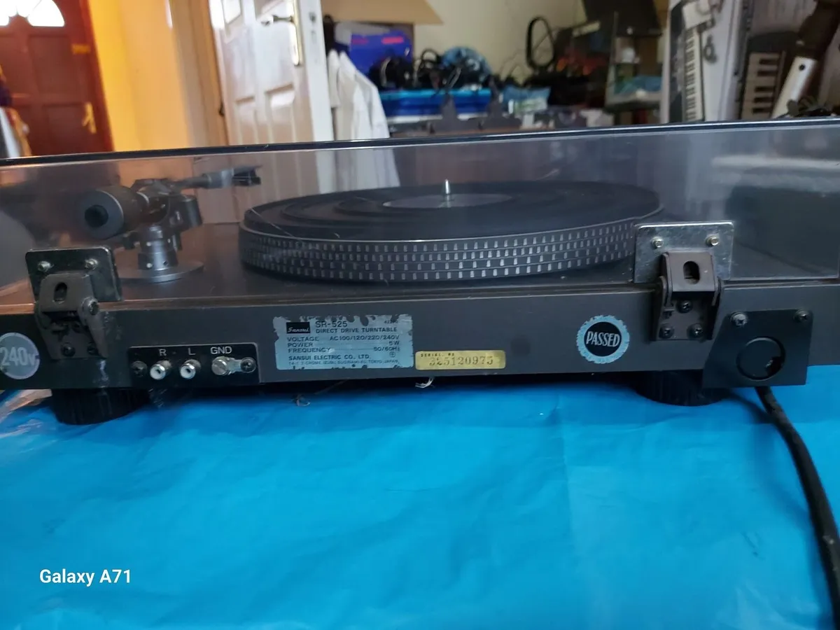 Sansui Direct Drive Turntable Model SR-525 New Con - Image 2