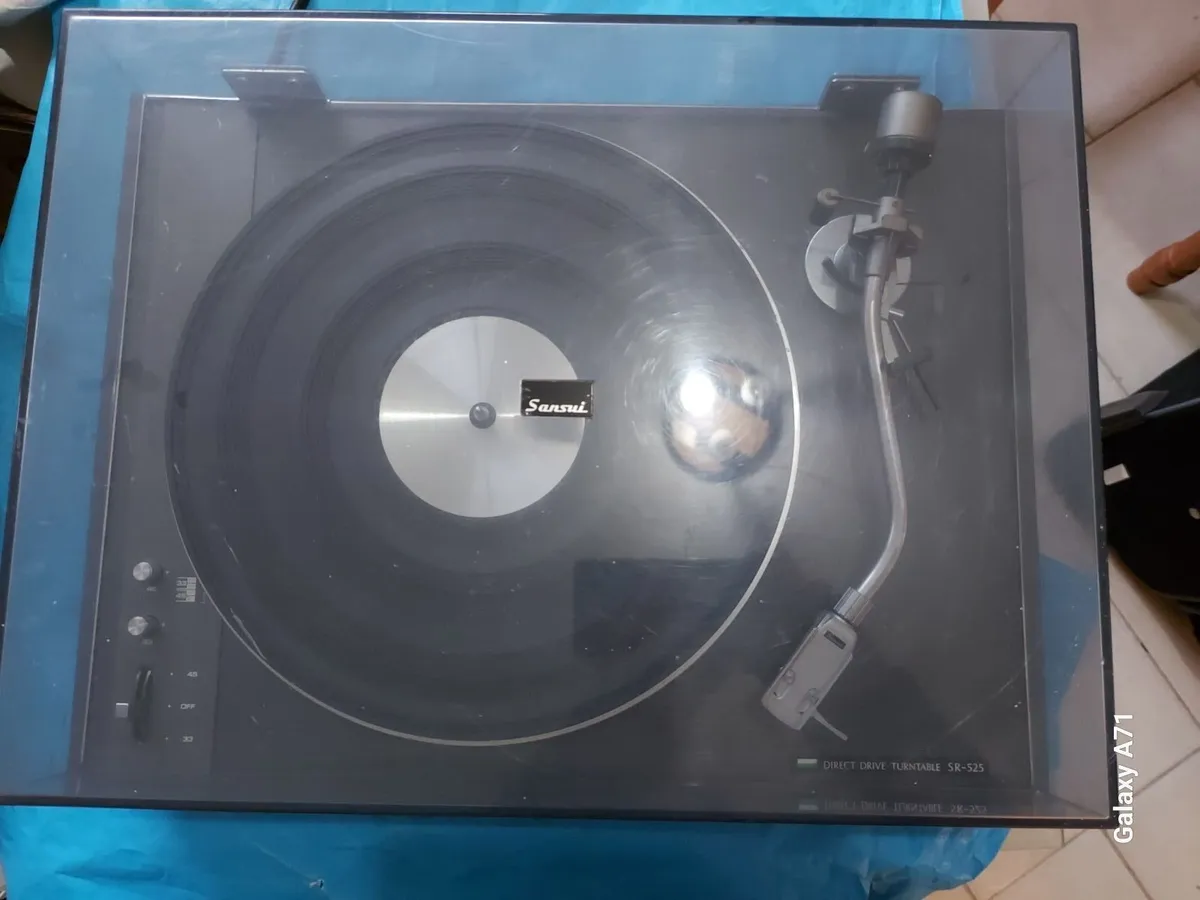 Sansui Direct Drive Turntable Model SR-525 New Con - Image 1