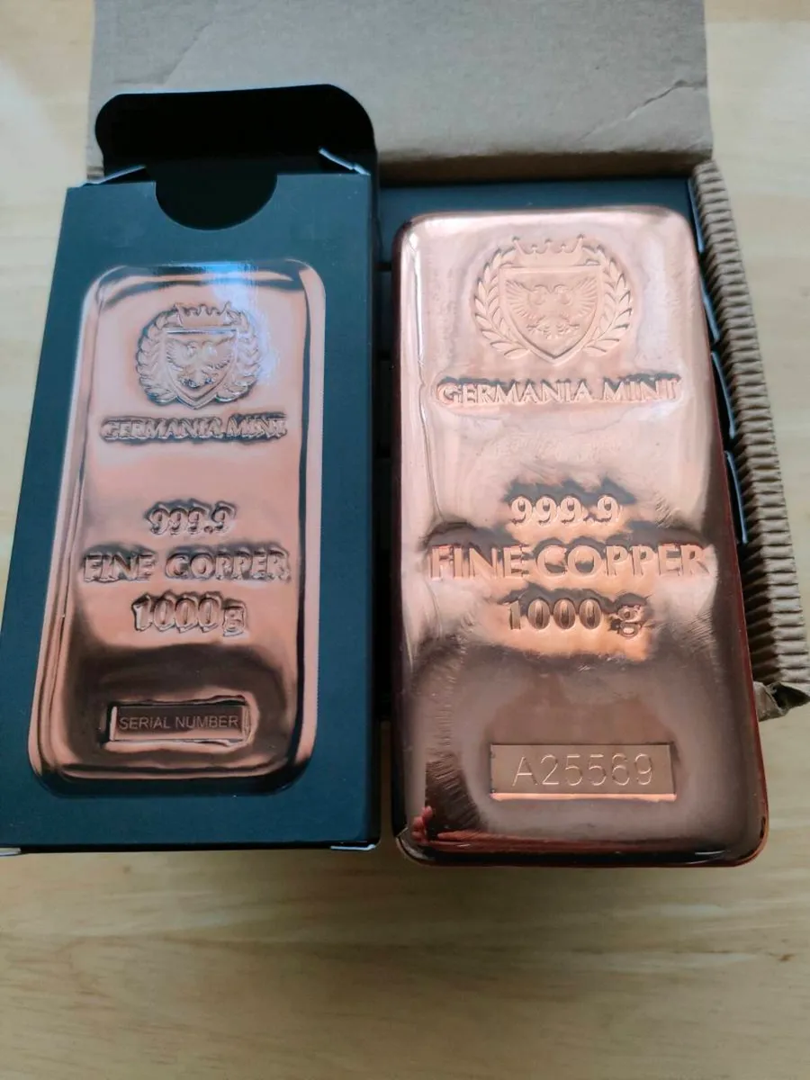 Germania Mint Pure Copper Bar 1kg Investment Grade - Image 4
