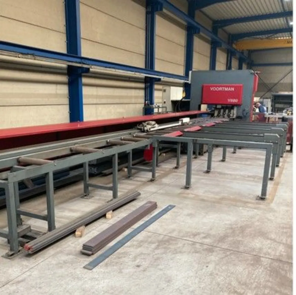 Voortman V550‐4 – CNC Flat bar Punch/Shear Line - Image 1