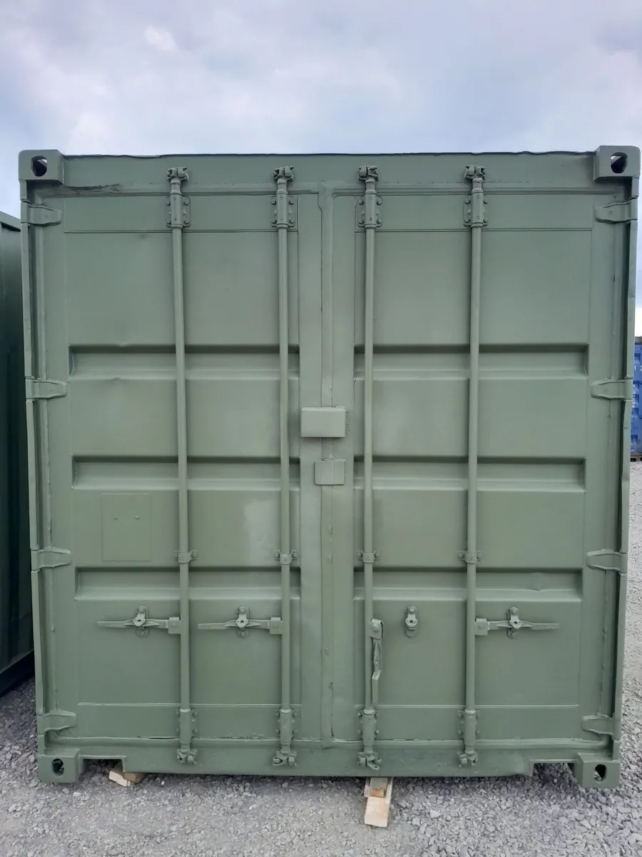10 ft Shipping  Container – Freshly Painted – - Image 1