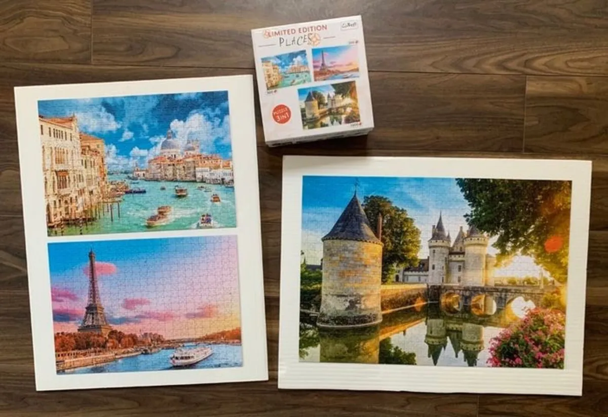 Trefl Limited Edition Places Jigsaws x3  2 x 500 P