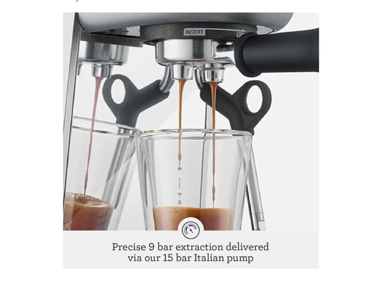 Sage - The Bambino - Compact Coffee Machine with Automatic Milk Frother, Black Truffle - Image 3