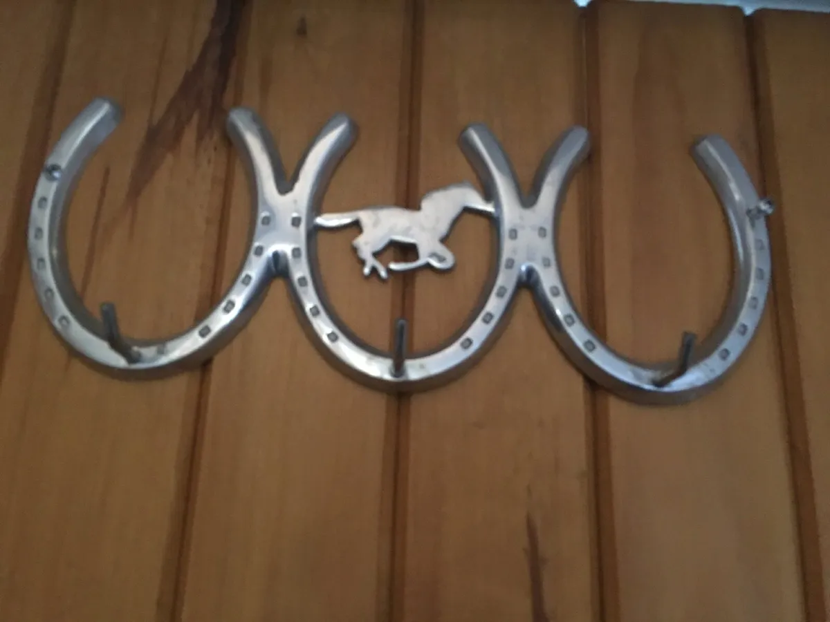 Lucky horse shoe coat rack - Image 2