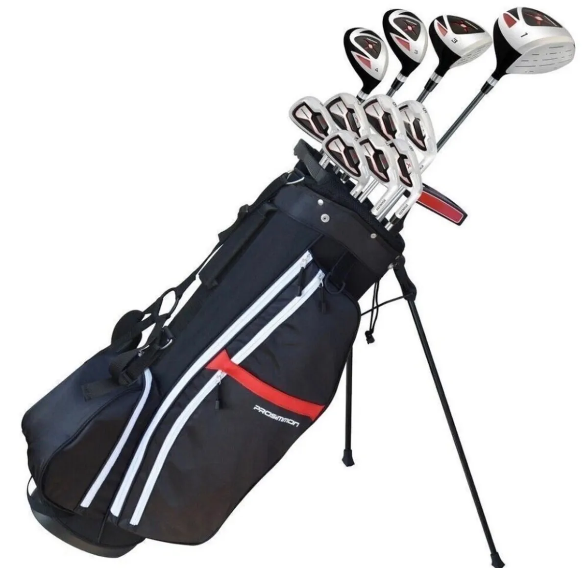 New Prosimmon Mens Golf Clubs Set + Bag - Image 1