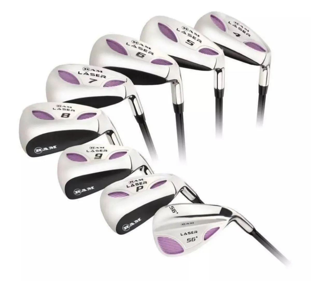 NEW RAM Golf Ladies Laser Hybrid Irons Set Graphit - Image 1