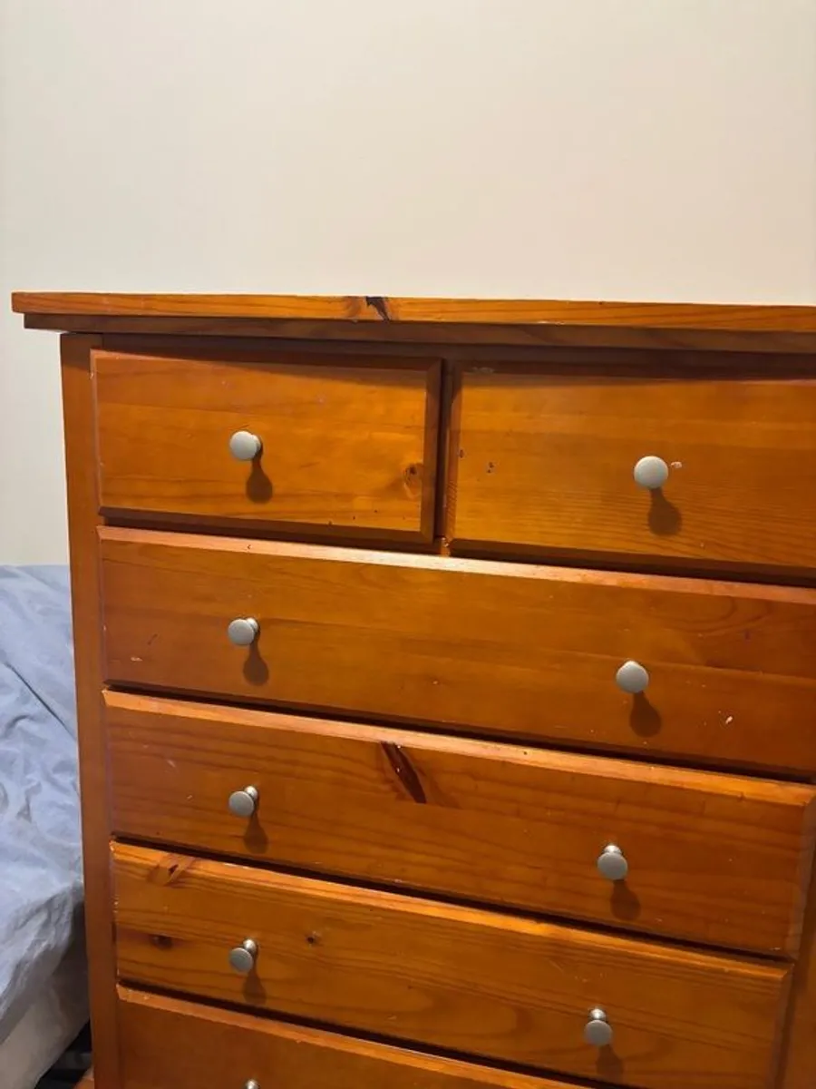 Pine Chest of Drawers - Image 1
