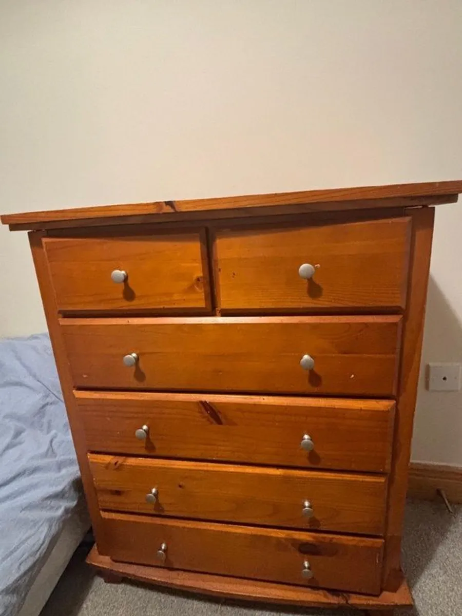 Pine Chest of Drawers - Image 2