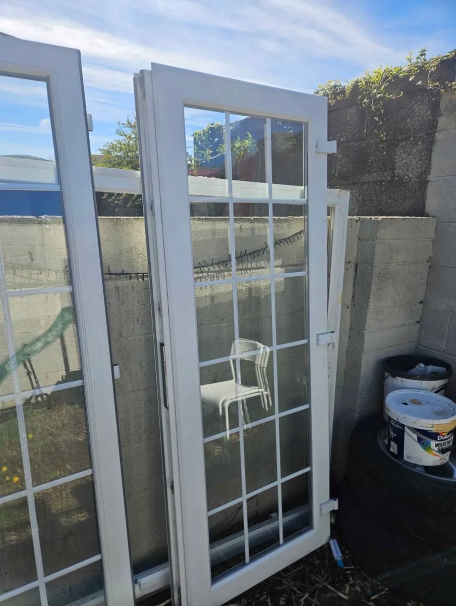 High quality upvc French double doors - Image 3