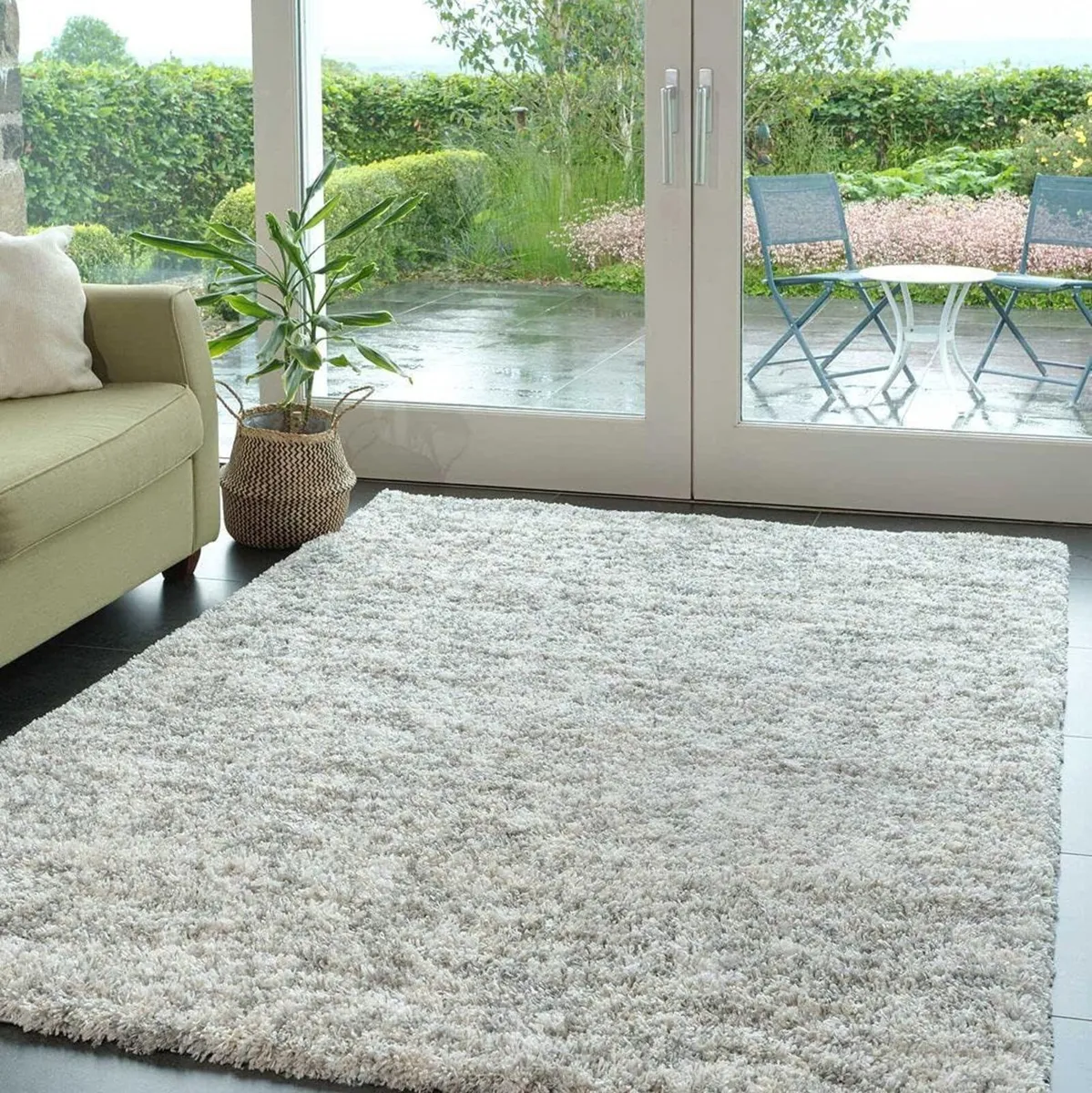 Affordable Large Durable Grey Silver Fuffly - Image 2