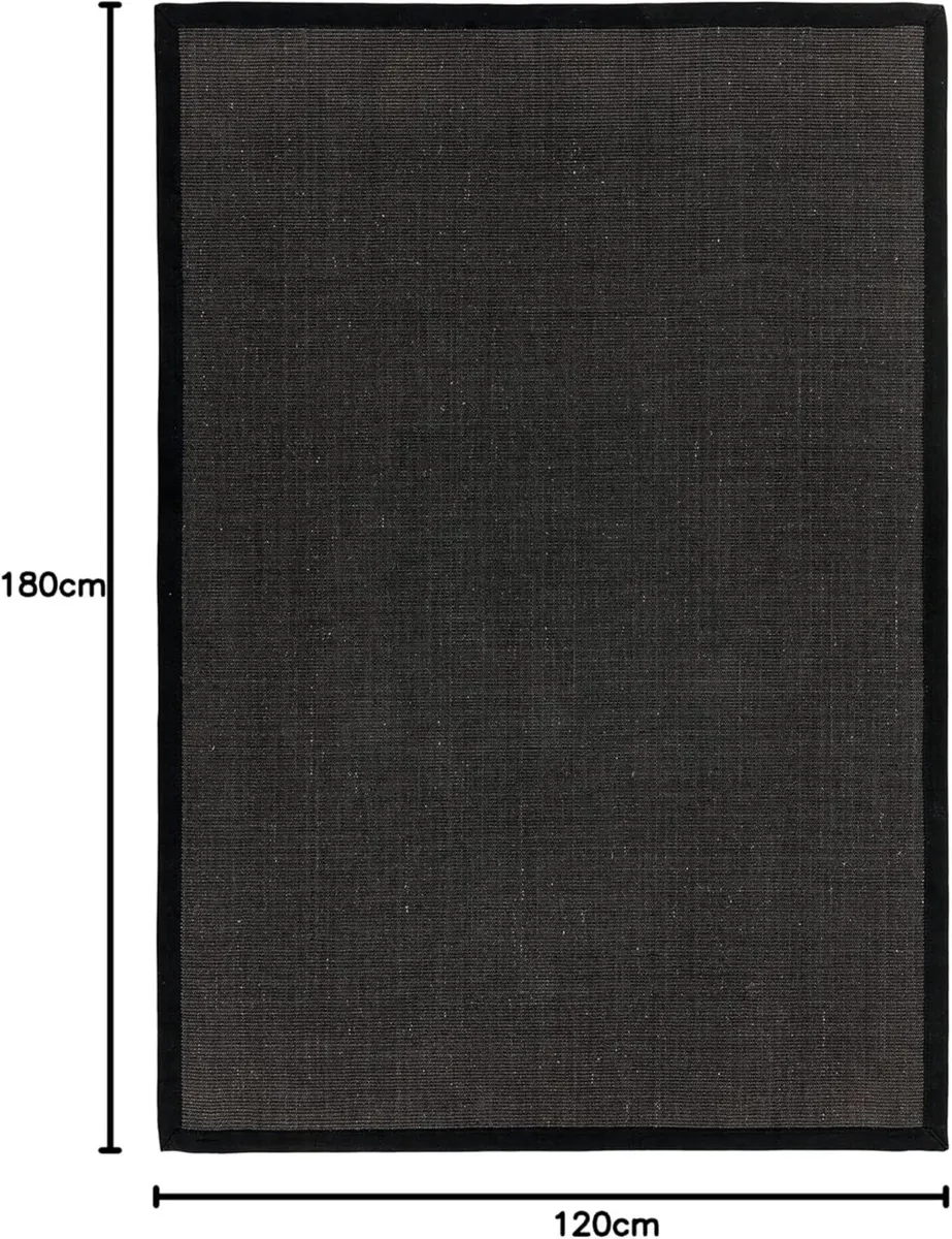 Sisal Rug Natural Weaves Anti-Slip Flatweave - Image 2