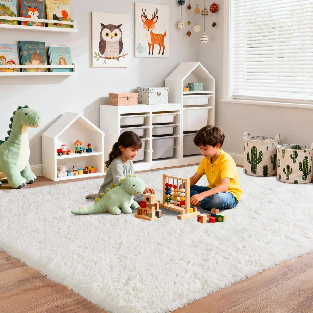Large Rugs for Living Room 160x230 cm - Fluffy - Image 4
