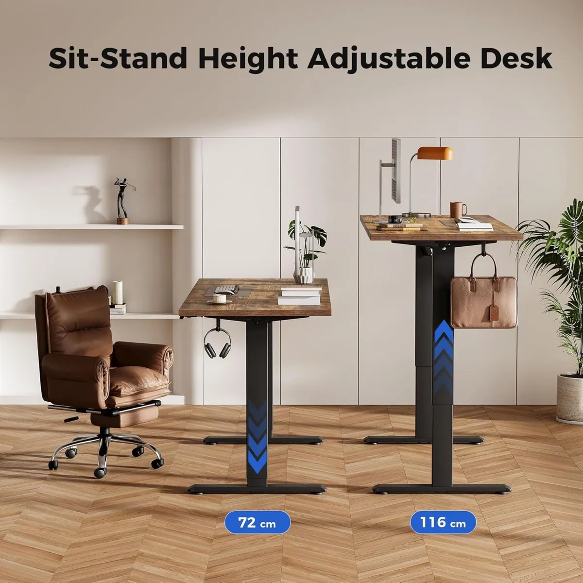 Electric Standing Desk 120 x 60 cm Height - Image 3