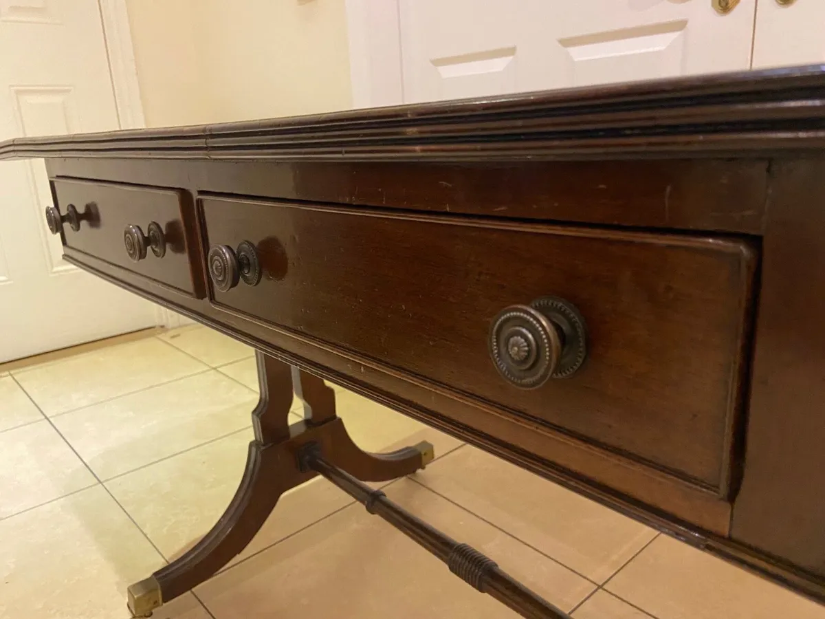 Georgian long Sofa table - Image 2