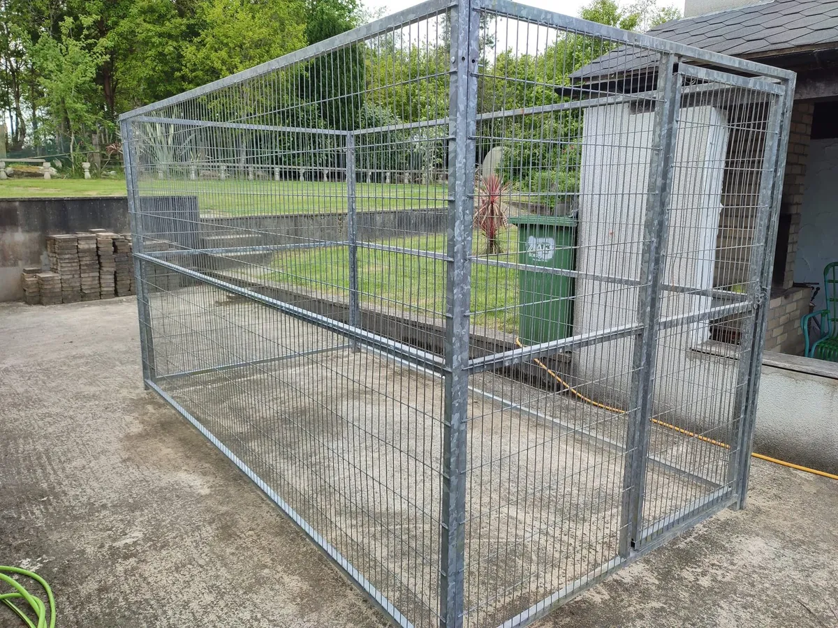 Galvanised Dog Run - Image 1
