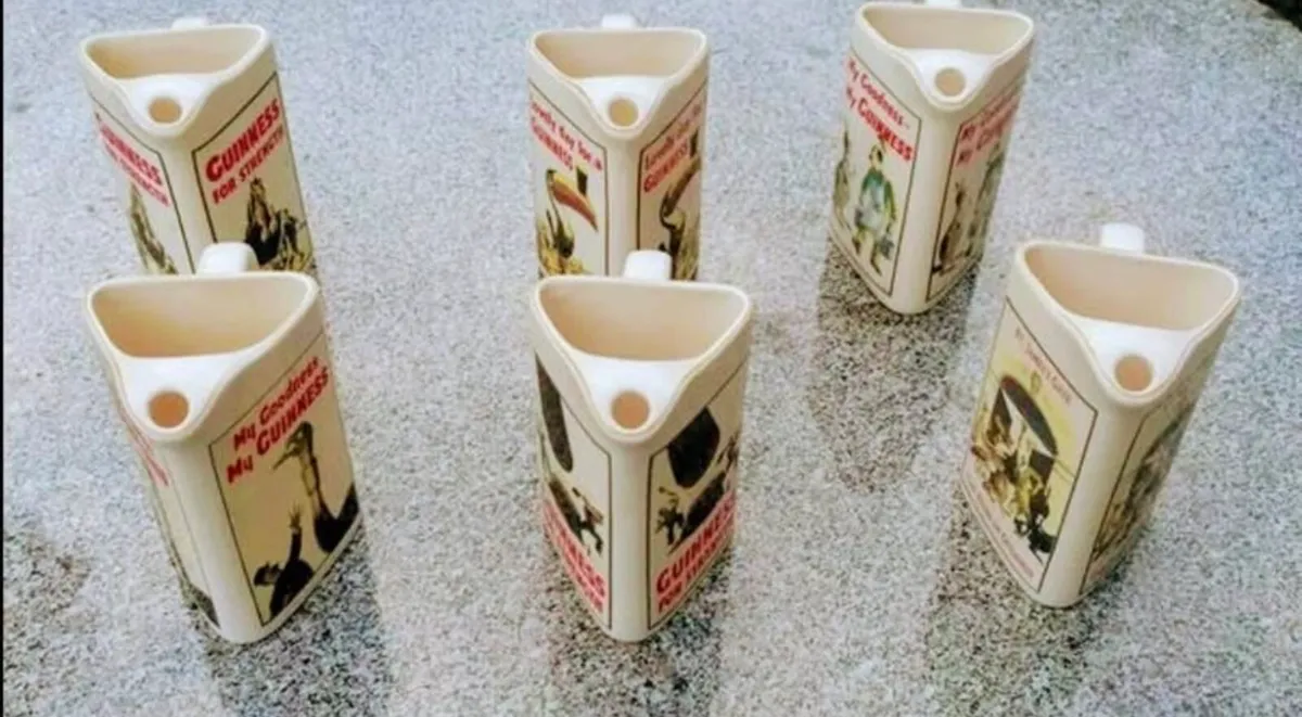 Collection of 6 Guinness water jugs - Image 1