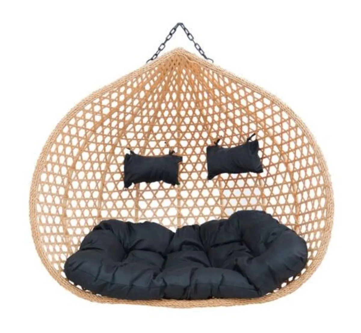 Astora Two‑Person Hanging Cocoon Chair with Natura - Image 3
