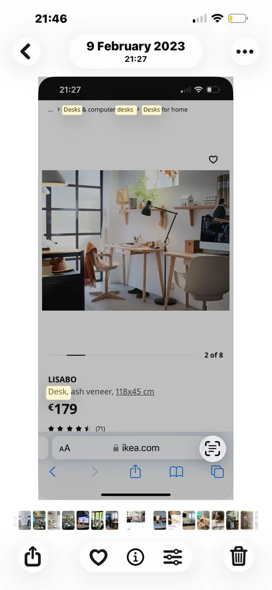 Lisabo IKEA desk
