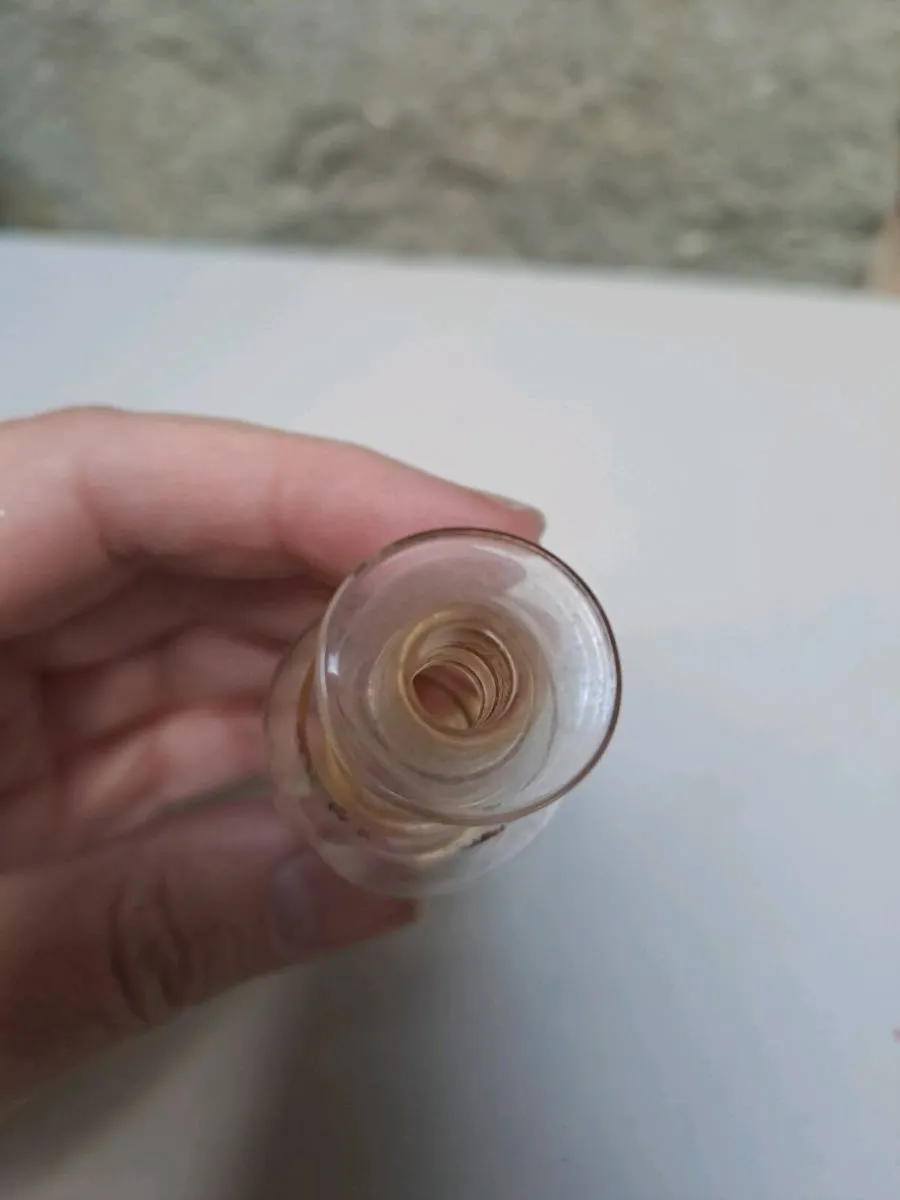 Vintage Hand Blown Glass Bud Vase - Image 3