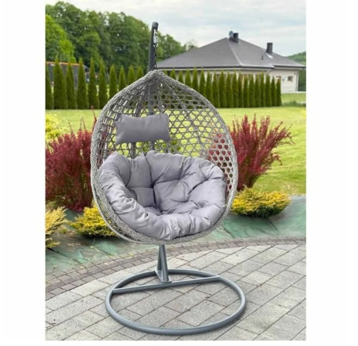 Tropikal Black Hanging Egg Chair - Image 3