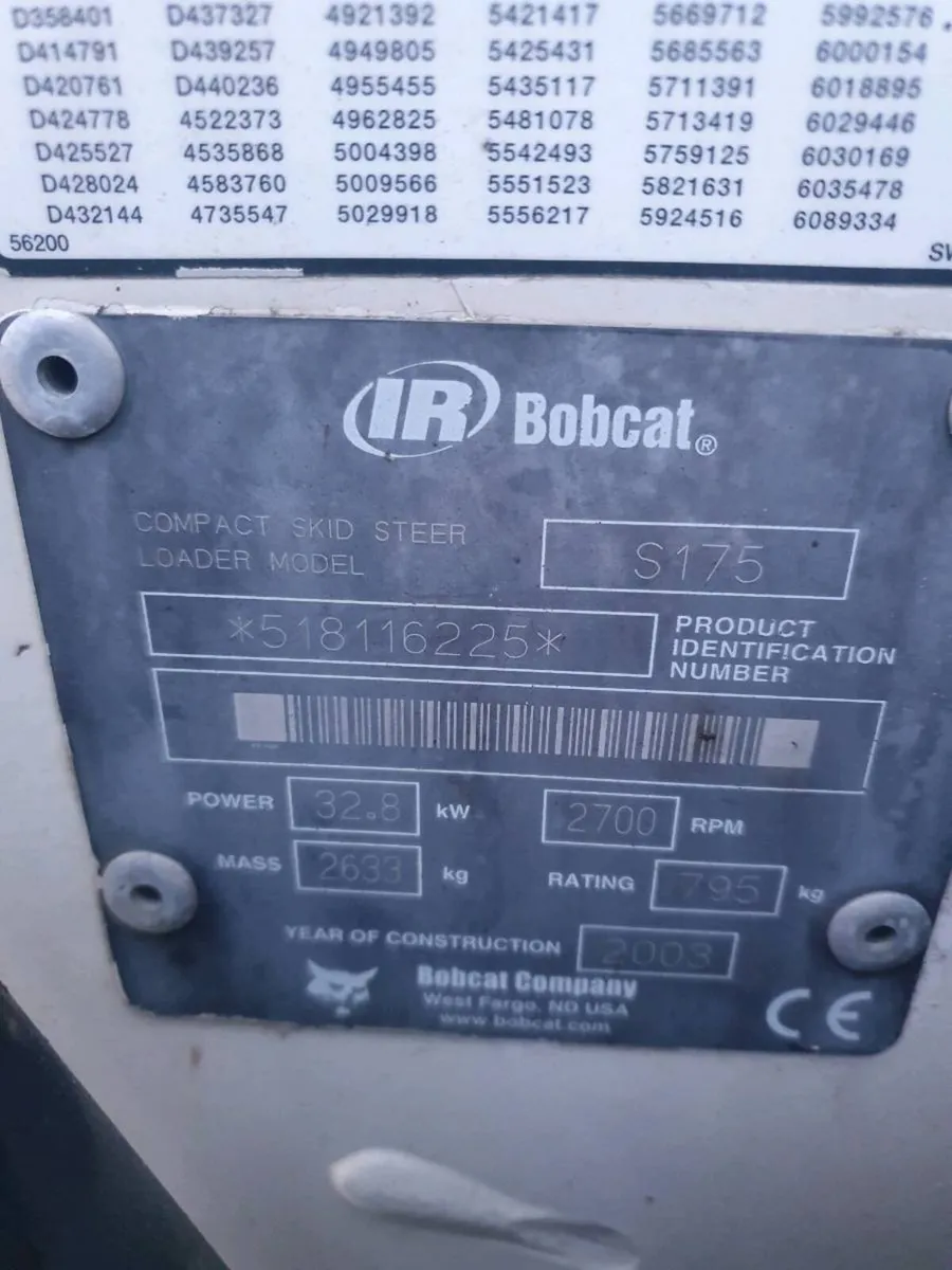 Bobcat skidsteer for sale - Image 4