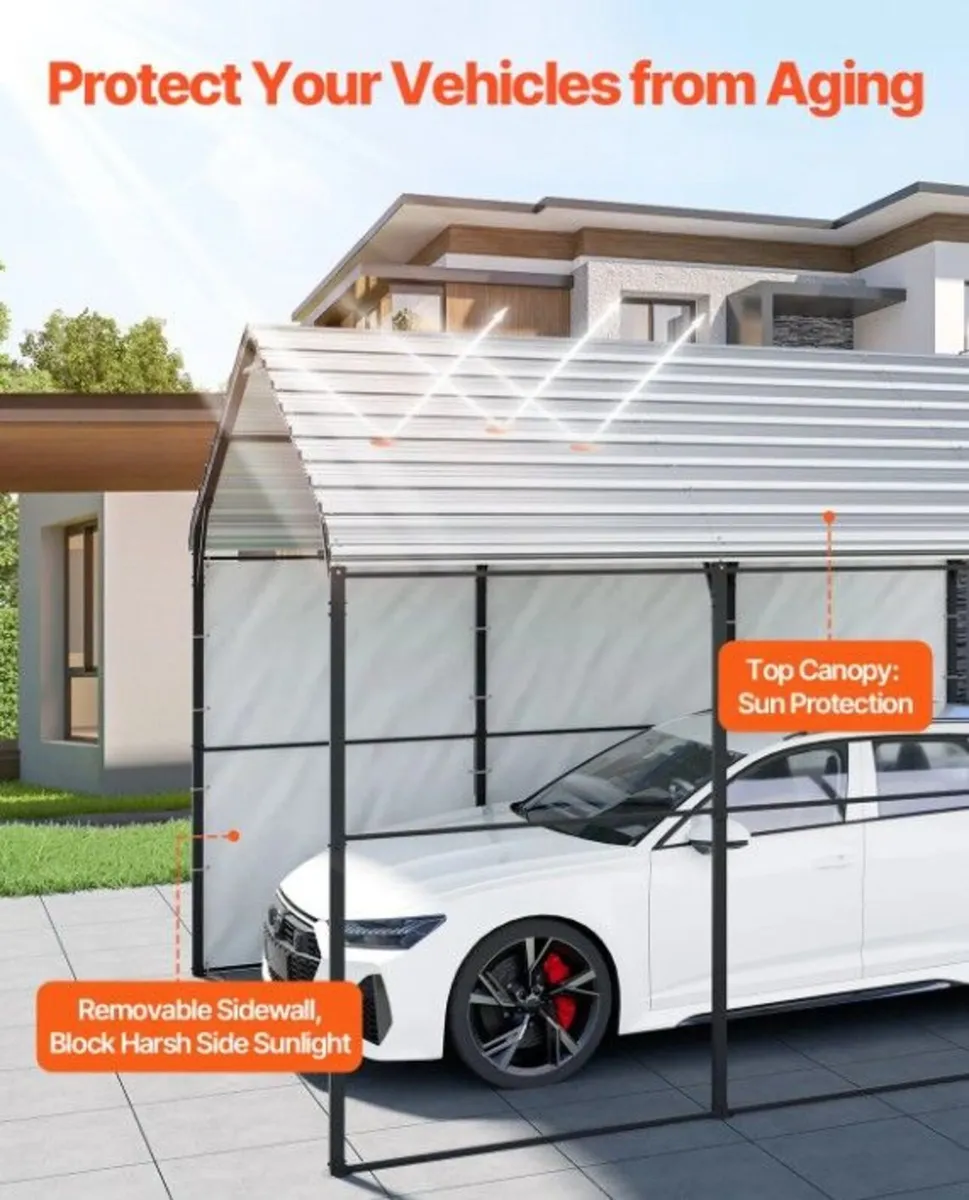 Heavy Duty Metal Carport - Image 4