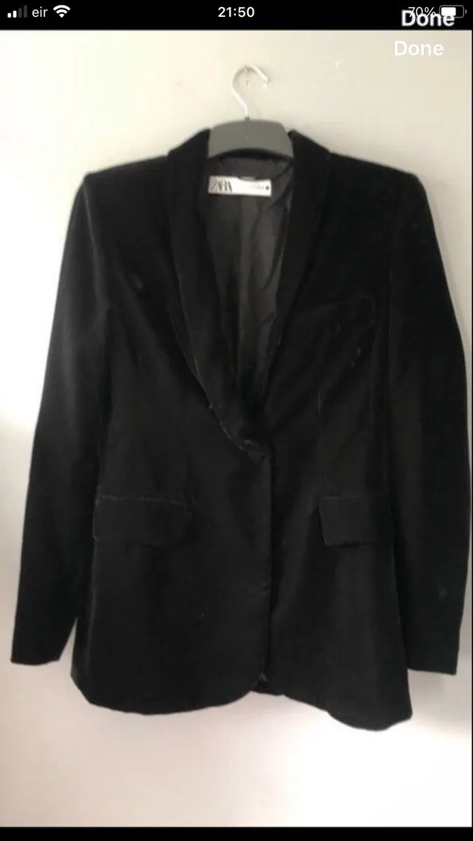 Ladies black Zara blazer size S €10 - Image 4
