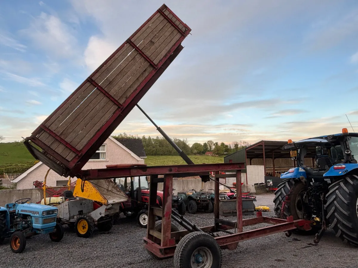 High tip tipping trailer 11ft x 6ft 6” - Image 4