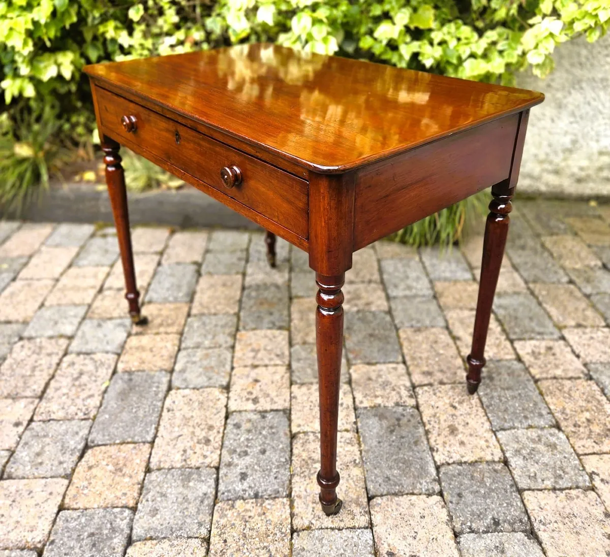 Victorian Mahogany Side Table- Circa 1840 - Image 1