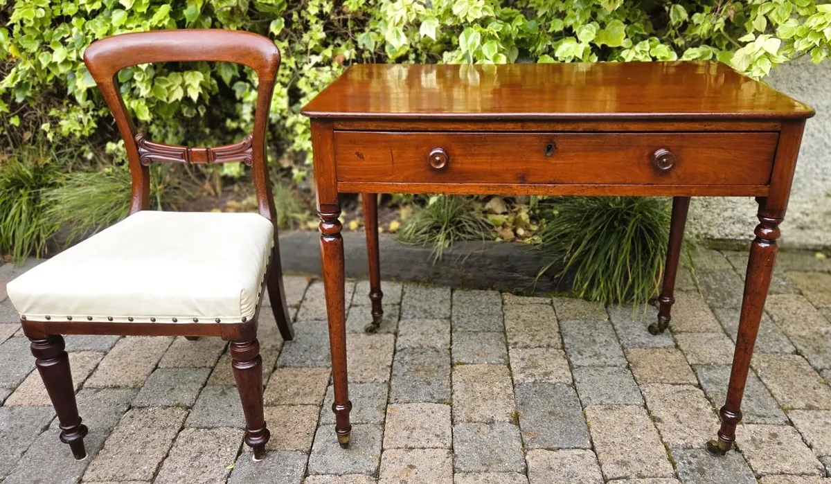 Victorian Mahogany Side Table- Circa 1840 - Image 2