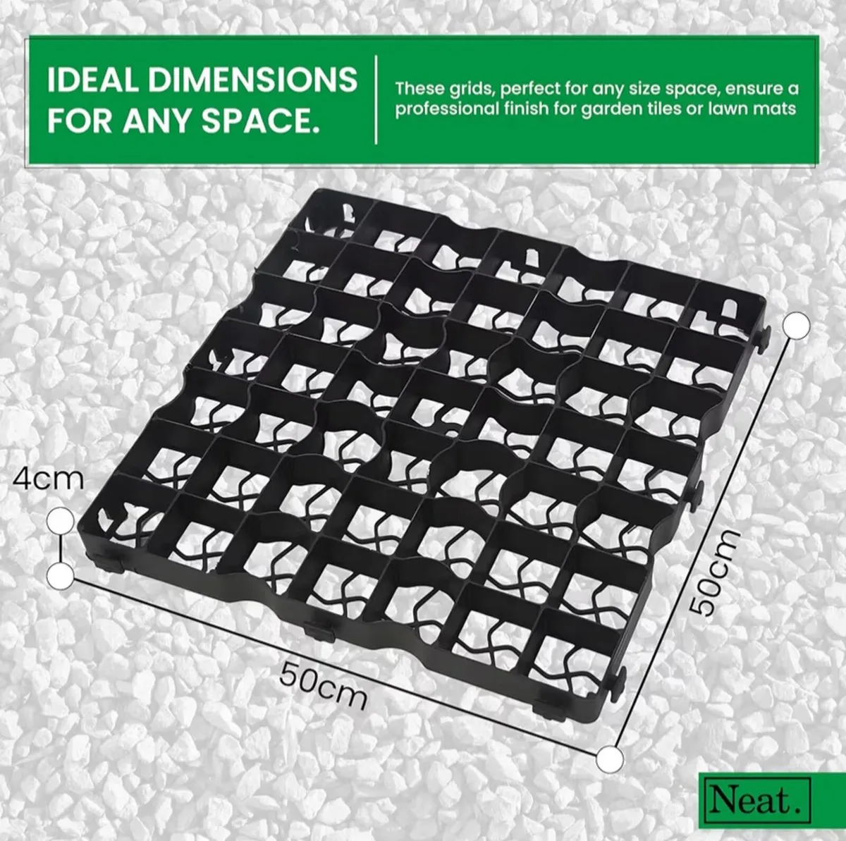 Brand New Shed Base Grid 100 – Gravel & Grass Stab - Image 1