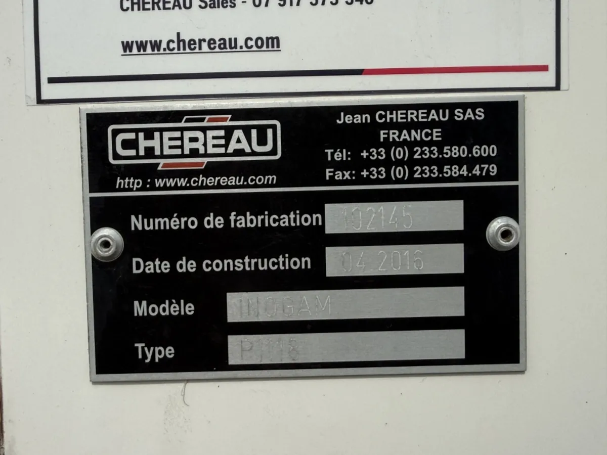 2016 CHEREAU MEAT RAILER FRIDGE TRAILER - Image 4