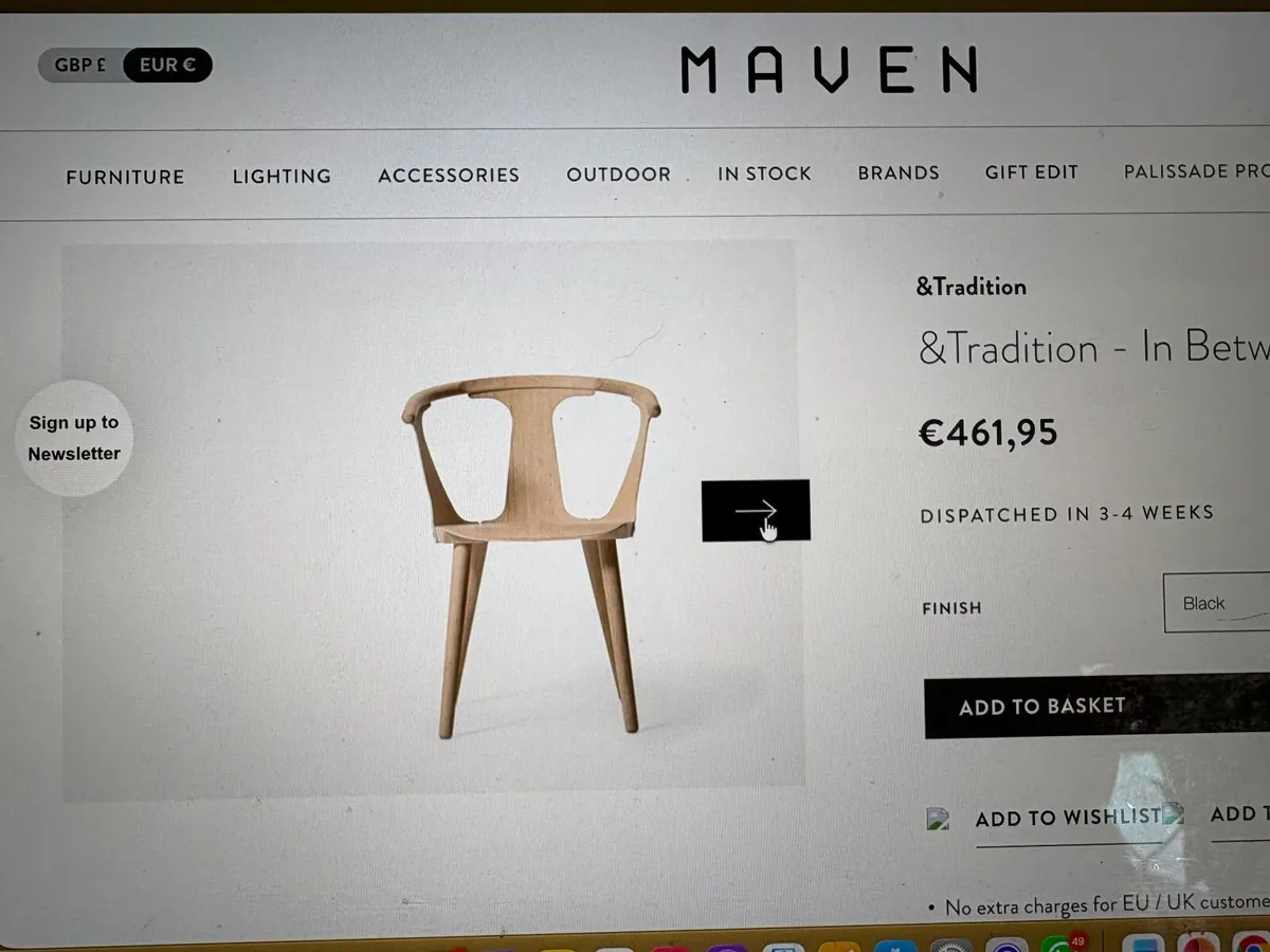 SK1 dining chairs modern/ scandi/designer - Image 1