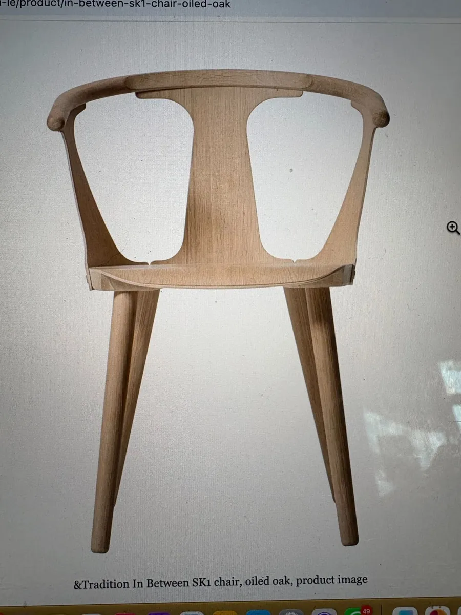 six SK1 dining chairs modern/ scandi/designer - Image 2