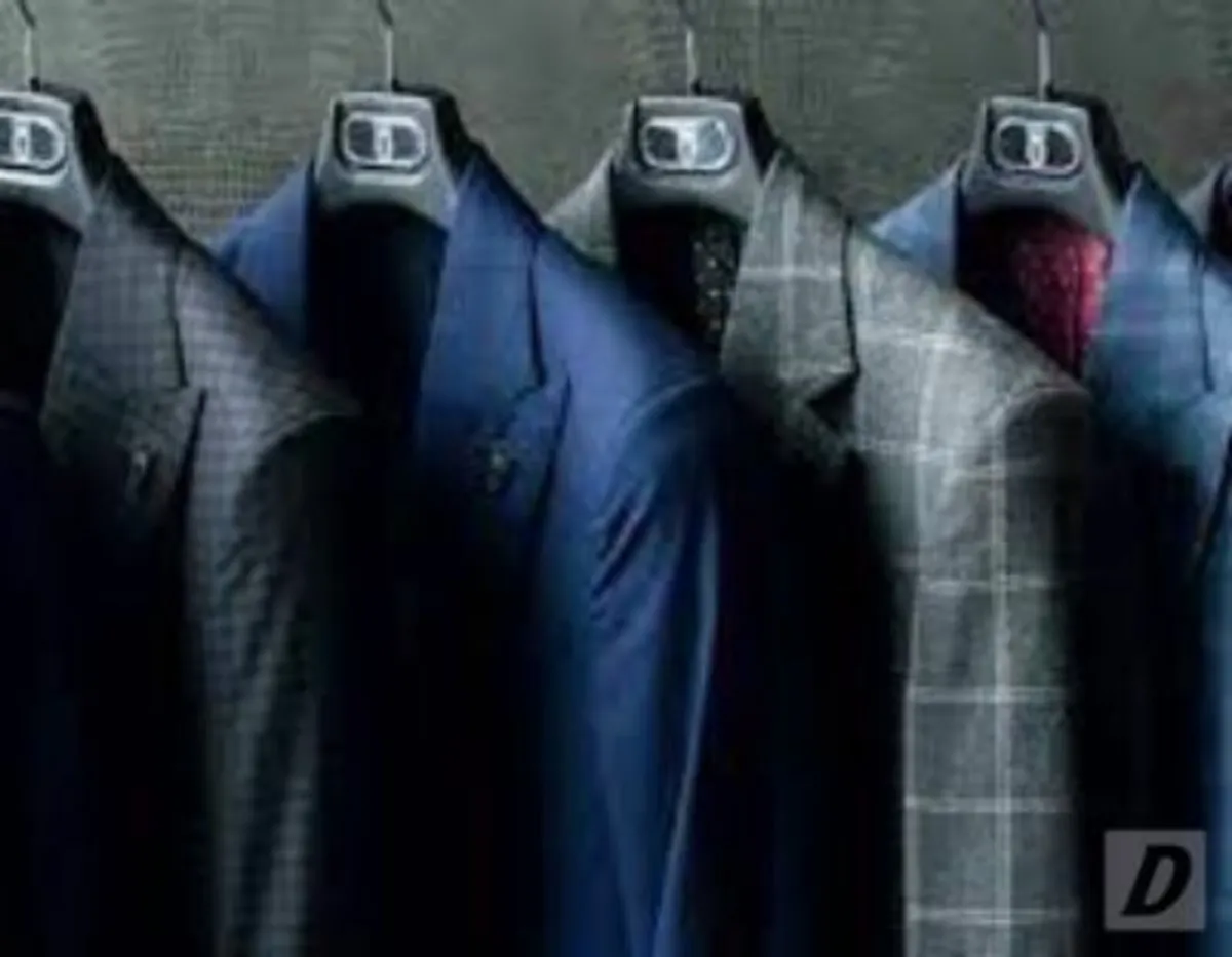 Size 44R Male Men Three (3) Piece Grey Gray Suit - Image 1