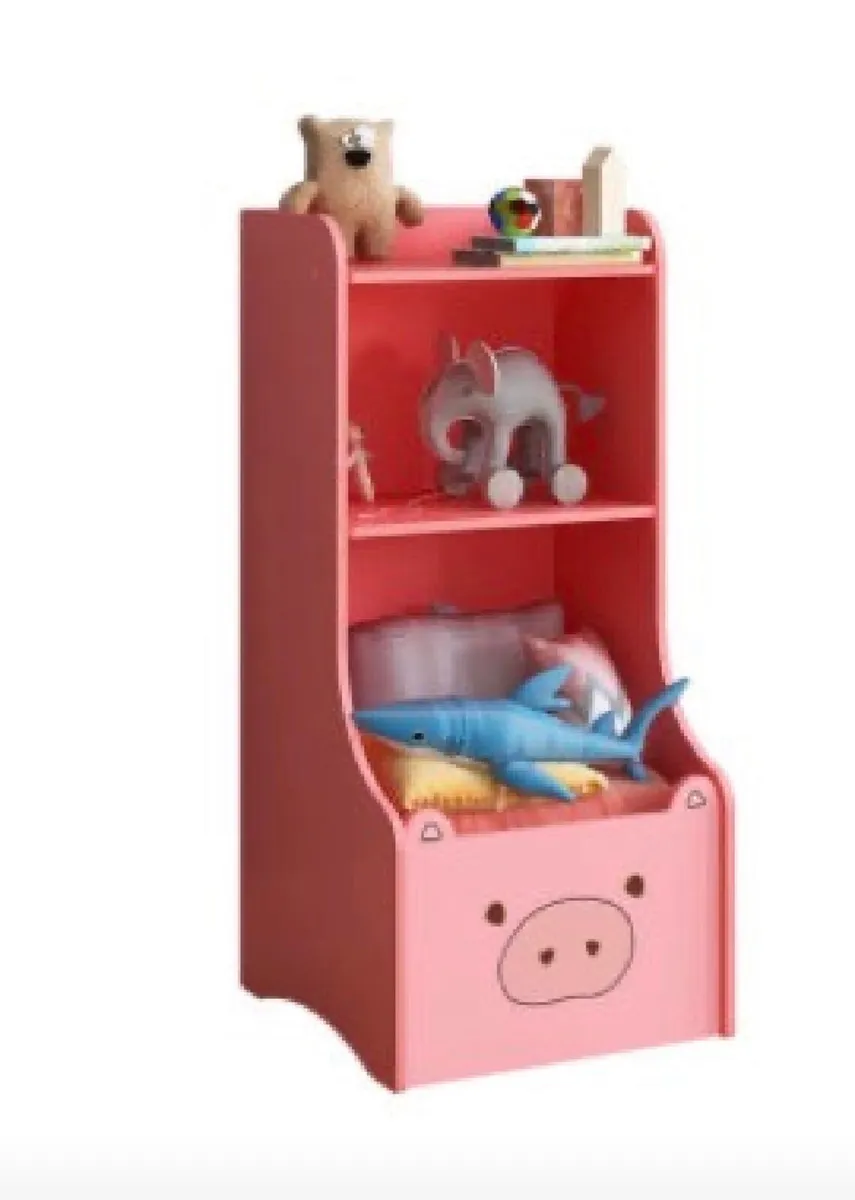 New Kids Storage Unit Toy Box Book Shelf - Image 2