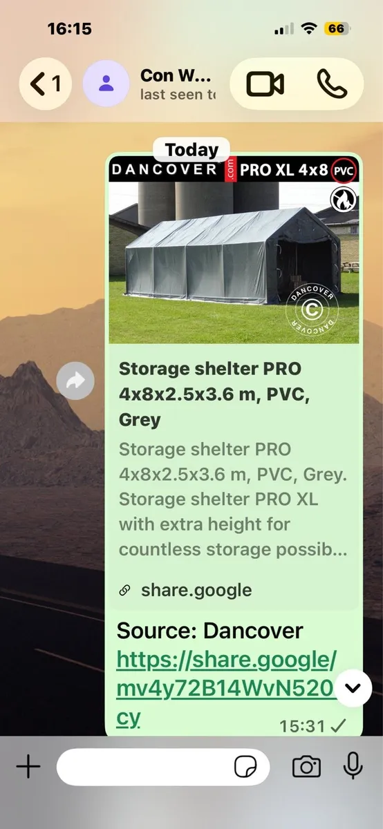 Dancover Storage Tent - Image 1