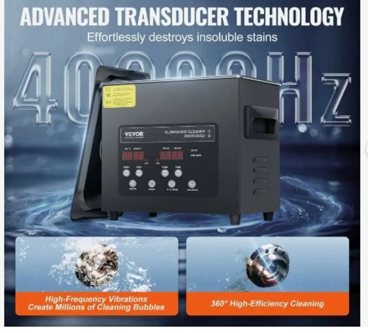 3L Ultra Sonic Cleaner, 120W Digital Ultrasonic - Image 2