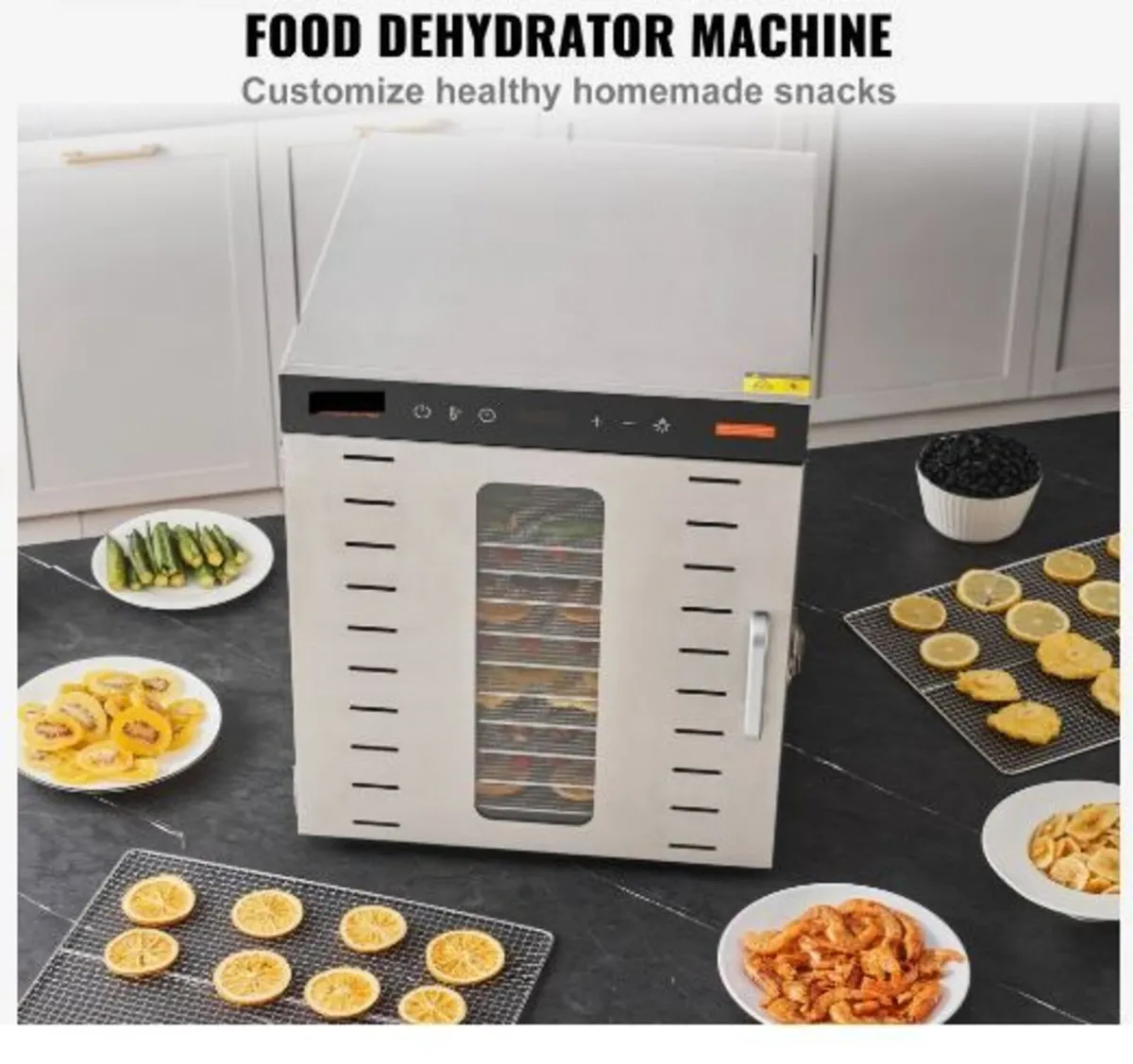 10 Trays Food Dehydrator Machine Stainless - Image 3