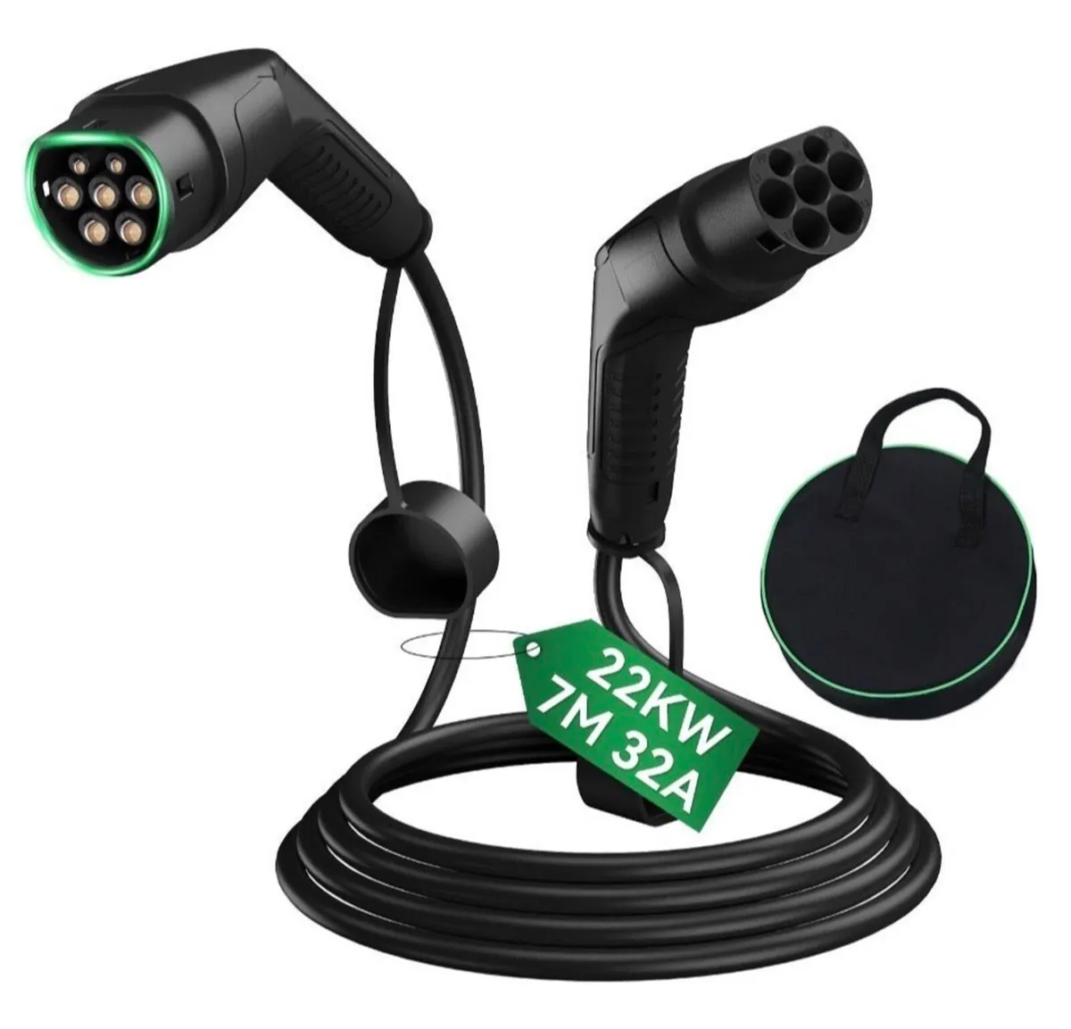NEW Type 2 EV Charging Cable 22kW 32A 7metre - Image 1