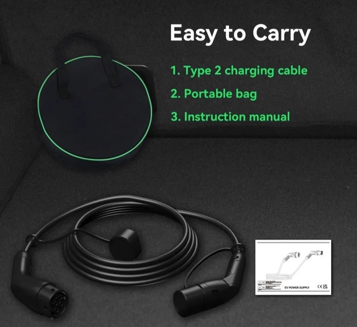 NEW Type 2 EV Charging Cable 22kW 32A 7metre - Image 4