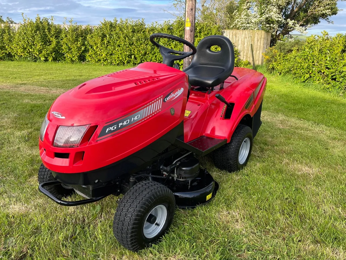 Like new …Castle garden ride on lawnmower - Image 2