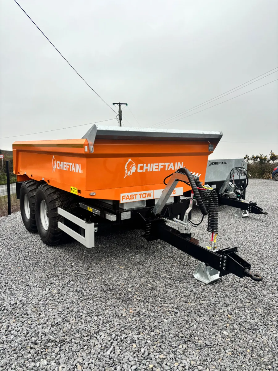 NEW CHIEFTAIN 16 TONNE SQUARE BODY DUMP TRAILER - Image 2