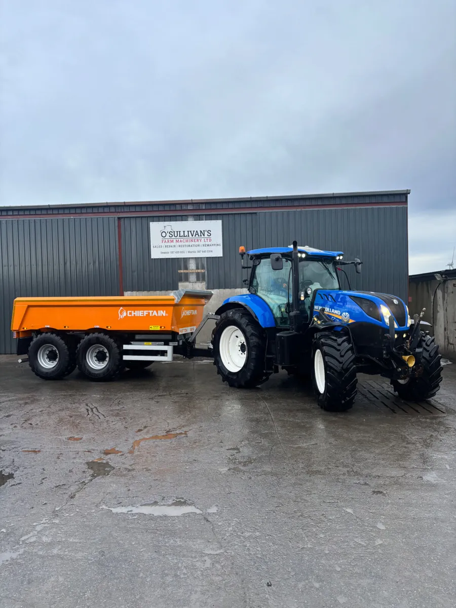 NEW CHIEFTAIN 16 TONNE SQUARE BODY DUMP TRAILER - Image 1